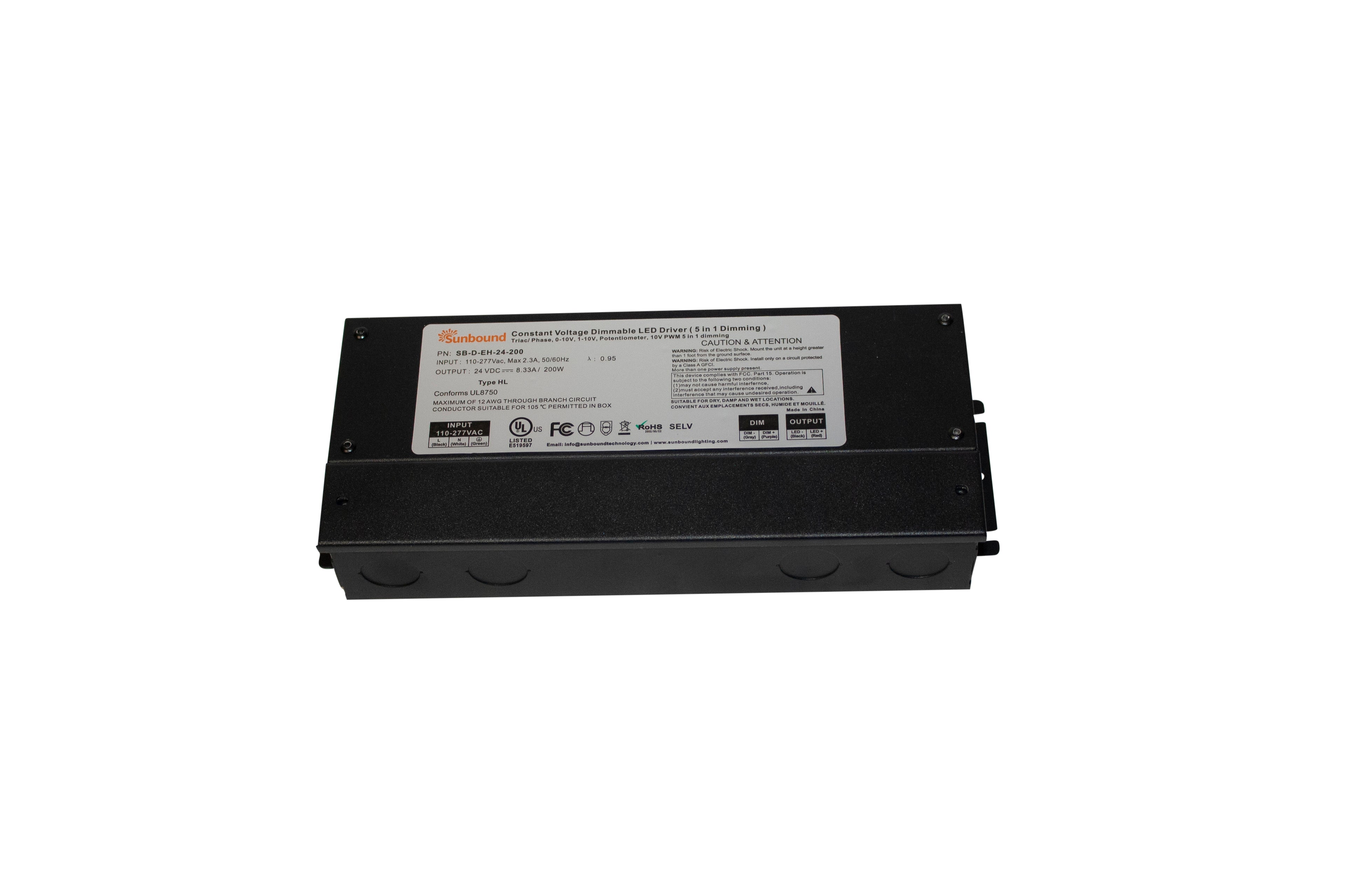 Dimmable Hardwire Driver - 200 watt