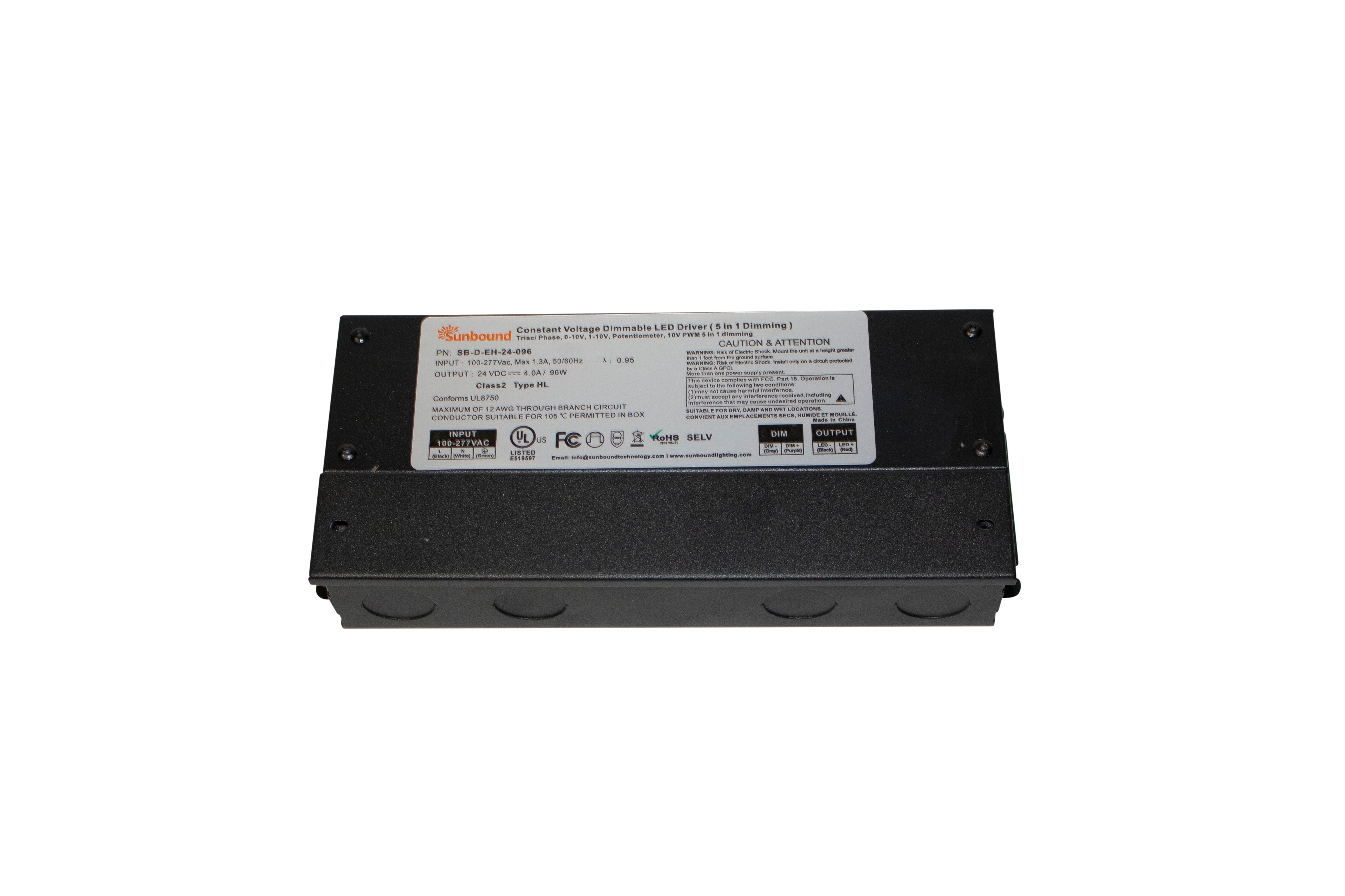 Dimmable Hardwire Driver 96W