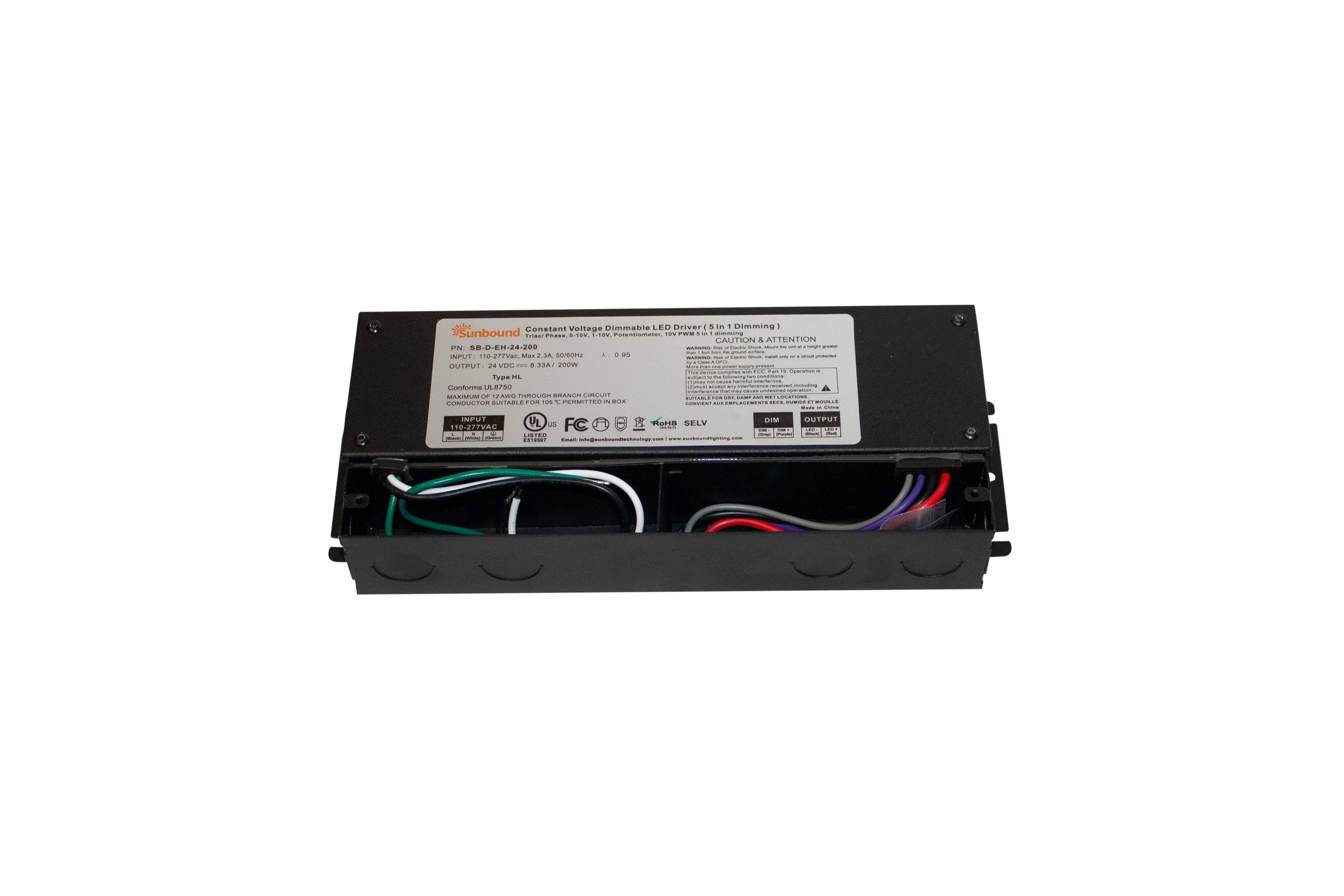 Dimmable Hardwire Driver - 200 watt