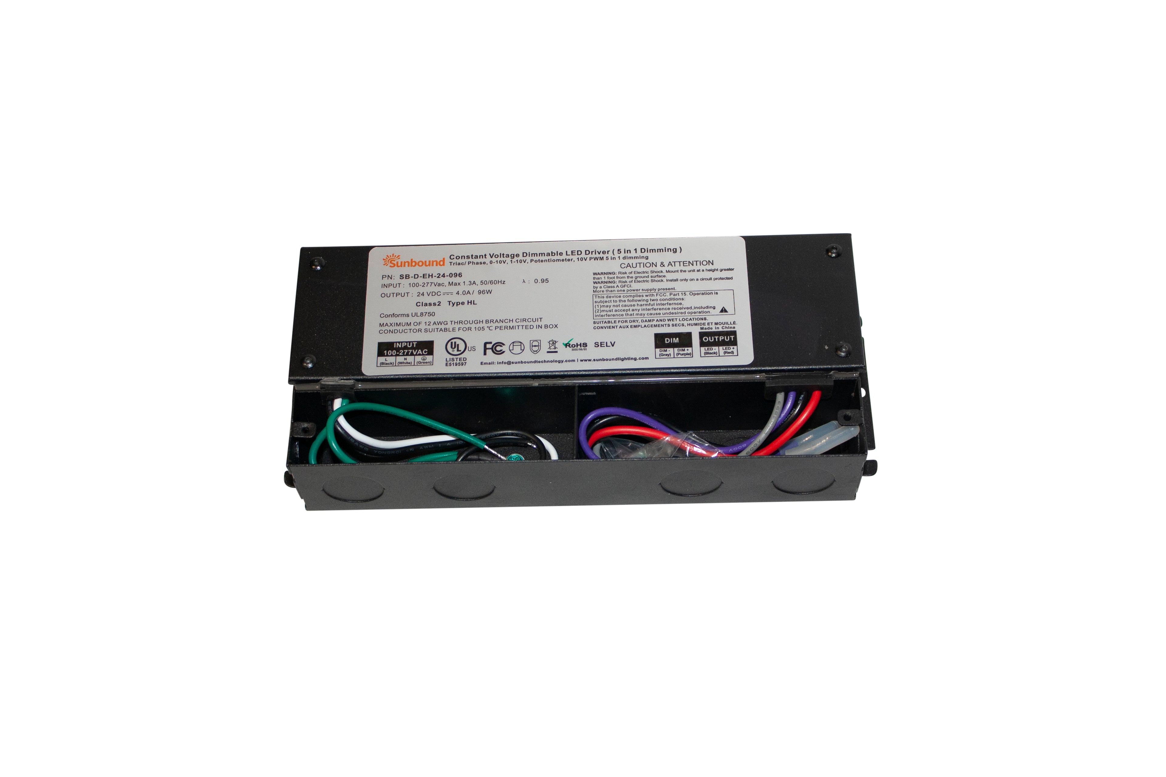 Dimmable Hardwire Driver 96W